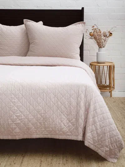Pom Pom At Home Monaco Coverlet & Pillow Collection In Sand