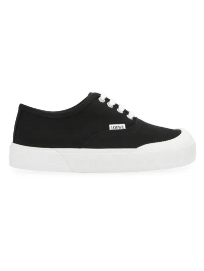 Loewe X Paula's Ibiza Terra Vulca Low-top Sneakers In Black