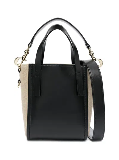 Chloé Chloè Sense Small Shopping Handbag In Black
