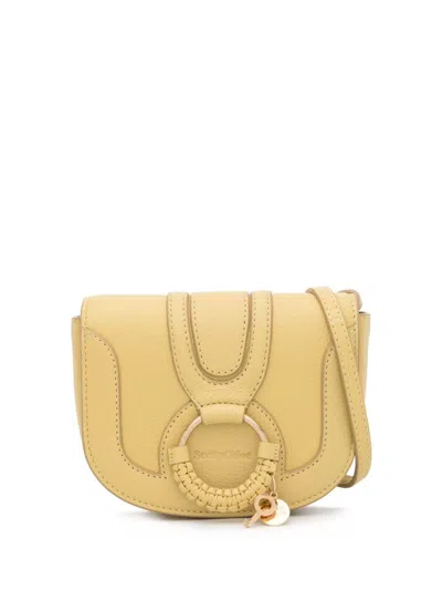 See By Chloé Hana Mini Leather Bag In Pure Yellow