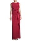 ESCADA Sleeveless Ruffle Gown