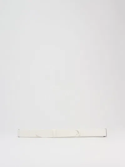 Orciani Cintura Nobukle Belt In Bianco