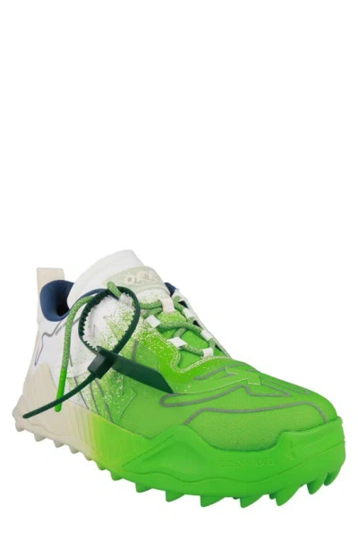 Off-white Odsy-1000 Trainers In White Green