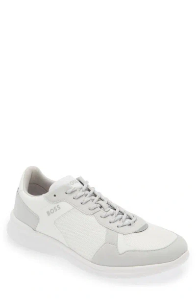 Hugo Boss Extreme Running Fashion Athletic Lace Up Sneaker In White