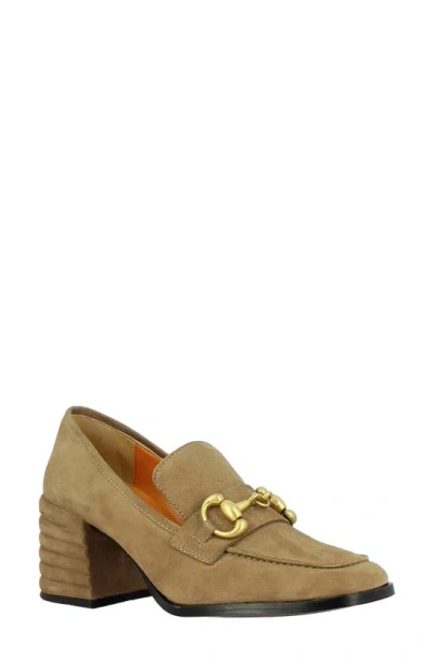 Saint G Vera Loafer Pump In Taupe