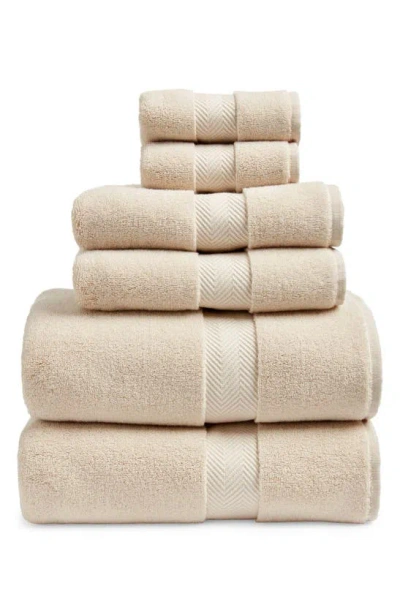 Nordstrom Organic Hydrocotton 6-piece Towel Set $144 Value In Beige Oatmeal