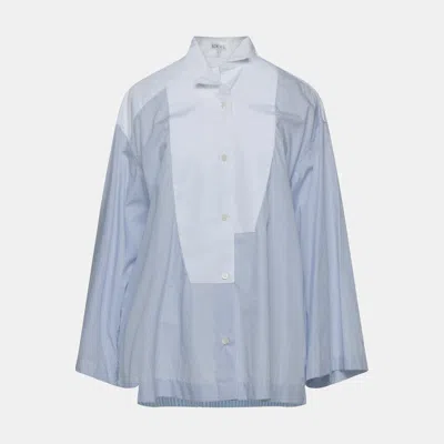 Pre-owned Loewe Cotton Shirts Xs In Blue