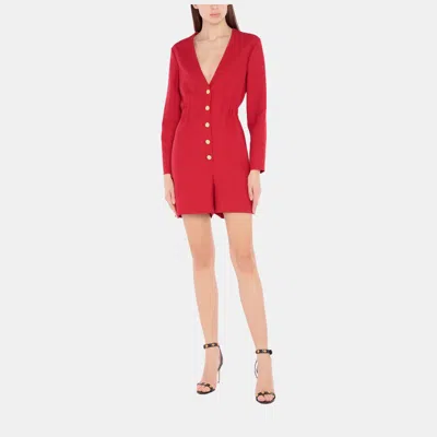 Pre-owned Gucci Wool Jumpsuits 40 In Red