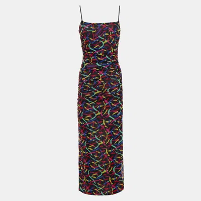 Pre-owned M Missoni Polyamid Maxi Dress 42 In Multicolor