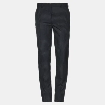 Pre-owned Alexander Mcqueen Wool Pants 50 In Black