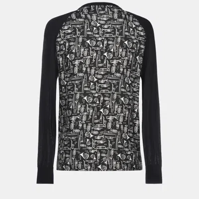 Pre-owned Dolce & Gabbana Cashmere Sweater 50 In Black