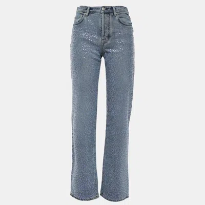 Pre-owned Acne Studios Cotton Jeans 34 In Blue