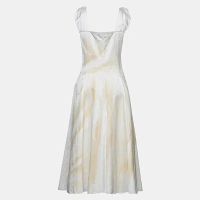 Pre-owned Marni Cotton Maxi Dresses 40 In White