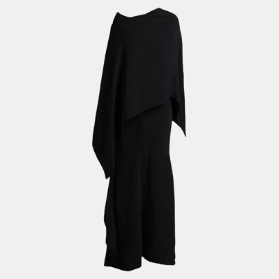 Pre-owned Tom Ford Silk Maxi Dress 38 In Black