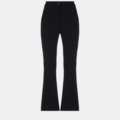 Pre-owned Givenchy Polyester Pants 38 In Black