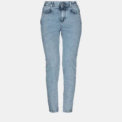 Pre-owned Stella Mccartney Cotton Jeans 29 In Blue
