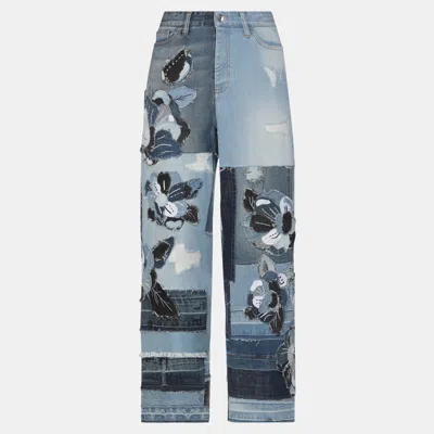 Pre-owned Dolce & Gabbana Cotton Jeans 38 In Blue