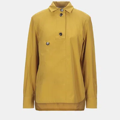 Pre-owned Marni Cotton Shirt 38 In Yellow
