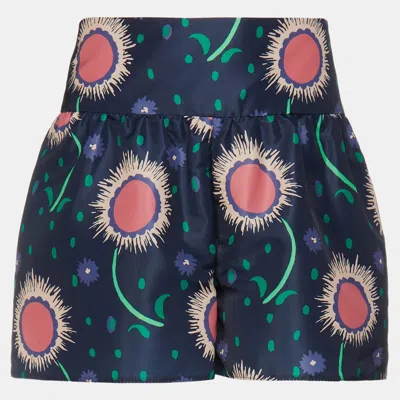 Pre-owned Red Valentino Polyester Shorts 46 In Blue