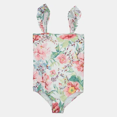 Pre-owned Zimmermann Polyamid One-piece Swimsuit 8 In Multicolor