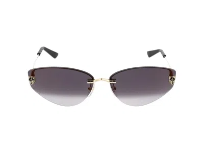 Cartier Sunglasses In Gold Gold Grey
