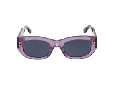Gucci Blue Rectangular Ladies Sunglasses Gg1215s 003