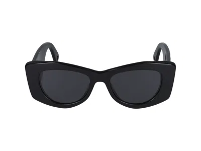 Lanvin Sunglasses In Black/black Lurex