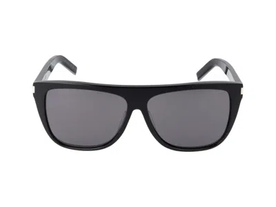 Saint Laurent Sunglasses In Black Black Smoke