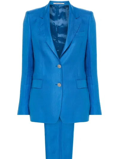 Tagliatore Parigi Single-breasted Suit In Blue