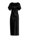 N°21 Woman Midi Dress Black Size 2 Cotton