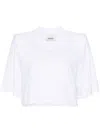 Isabel Marant Cropped T-shirt In White