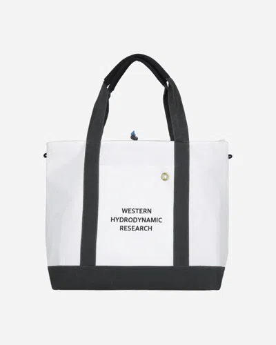 Western Hydrodynamic Research Boat Tote Bag In White