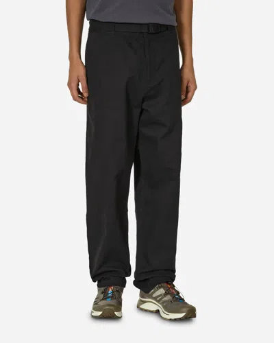 Pas Normal Studios Off-race Cotton Twill Pants In Black