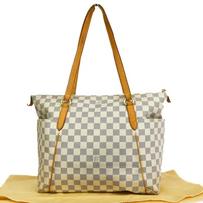 Pre-owned Louis Vuitton Totally White Canvas Tote Bag ()