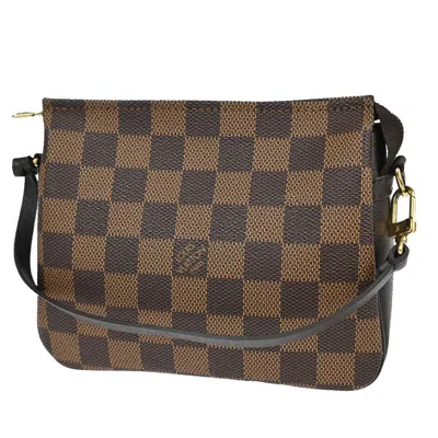 Pre-owned Louis Vuitton Trousse Makeup Brown Canvas Shoulder Bag ()