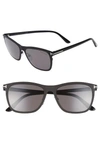 TOM FORD Alasdhair 55mm Sunglasses