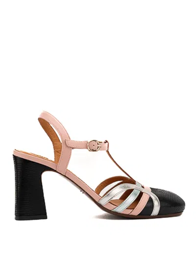 Chie Mihara Mendy Leather Sandals In Beige