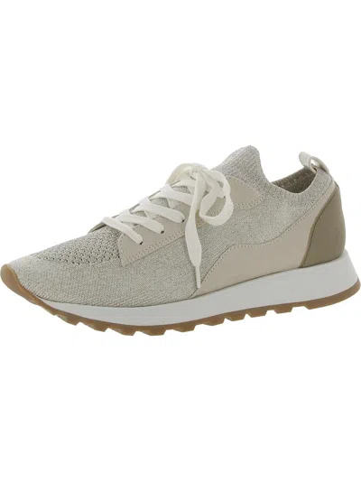 Dolce Vita Womens Faux Leather Life Style Casual And Fashion Sneakers In Neutral