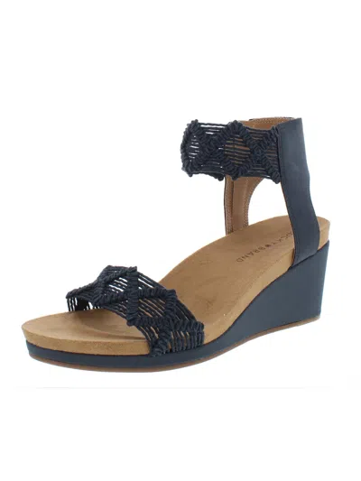 Lucky Brand Kierlo Womens Solid Platform Sandals In Multi