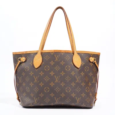 Pre-owned Louis Vuitton Neverfull Monogram Coated Canvas In Gold