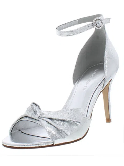 Marc Fisher Brodie Womens Solid Heels Dress Sandals In White