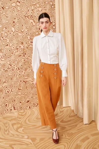 Ulla Johnson Polina Pant In Chamomile