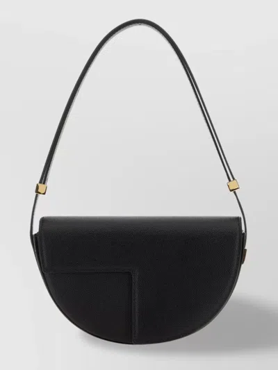 Patou Leather Le Petit Bag In Black