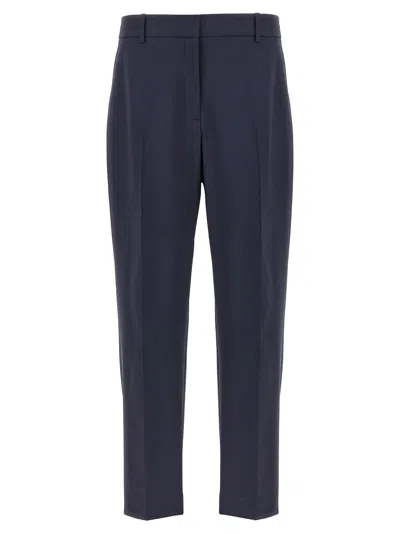 Theory Straight Pants Multicolor In Blue
