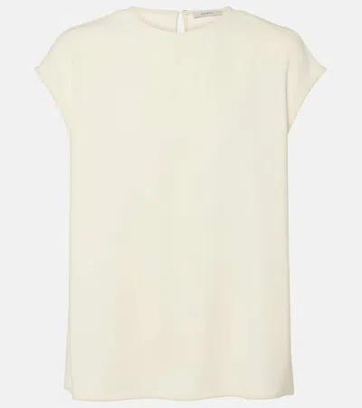 Asceno Dasha Crêpe Top In White