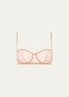 Eres Indiscrete Convertible Stretch Tulle Bra In Make Up