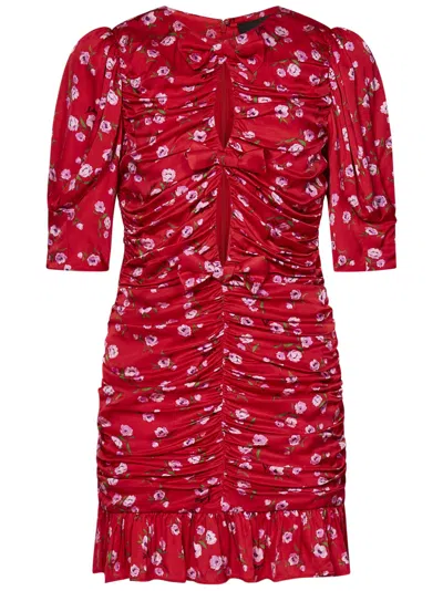 Rotate Birger Christensen Fitted Mini Dress In Red
