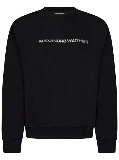 Alexandre Vauthier Sweatshirt In Black