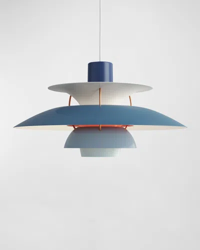 Louis Poulsen Ph 5 Pendant Light In Hues Of Blue