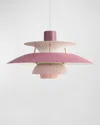 Louis Poulsen Ph 5 Pendant Light In Hues Of Rose